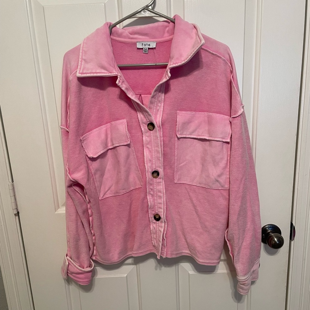 Pink Oversized Top